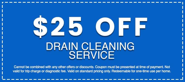 Discounts on Drain Cleaning Service